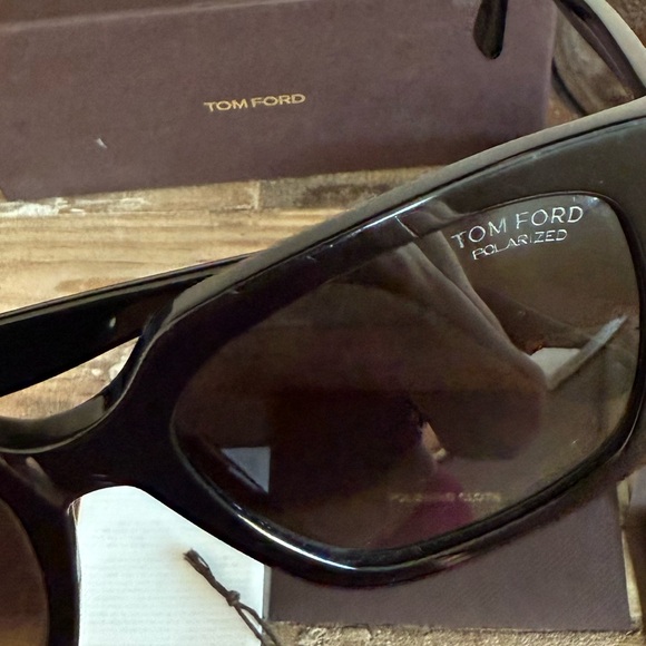 Tom Ford Black and Gold Sunglasses